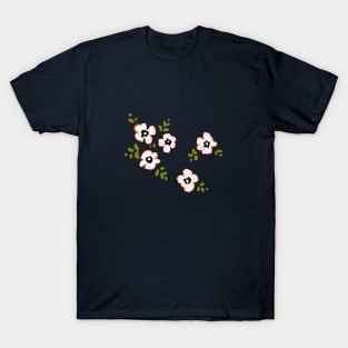 floral cherry blossom flowers T-Shirt